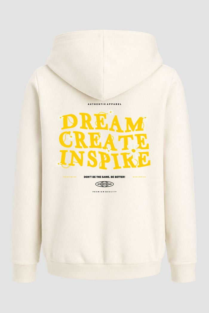 Moletom Canguru Streetwear Unissex Com Capuz | Dream Create Inspire Est.359-360