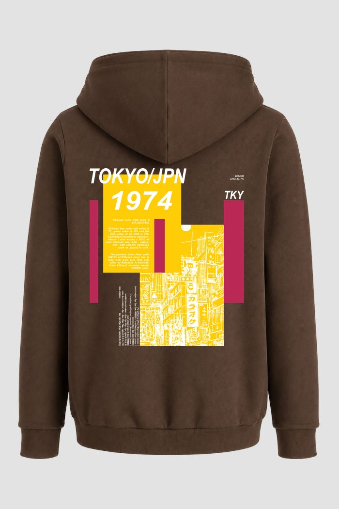 Moletom Canguru Streetwear Unissex Com Capuz | Tokyo Japan 1974 Est.363-364