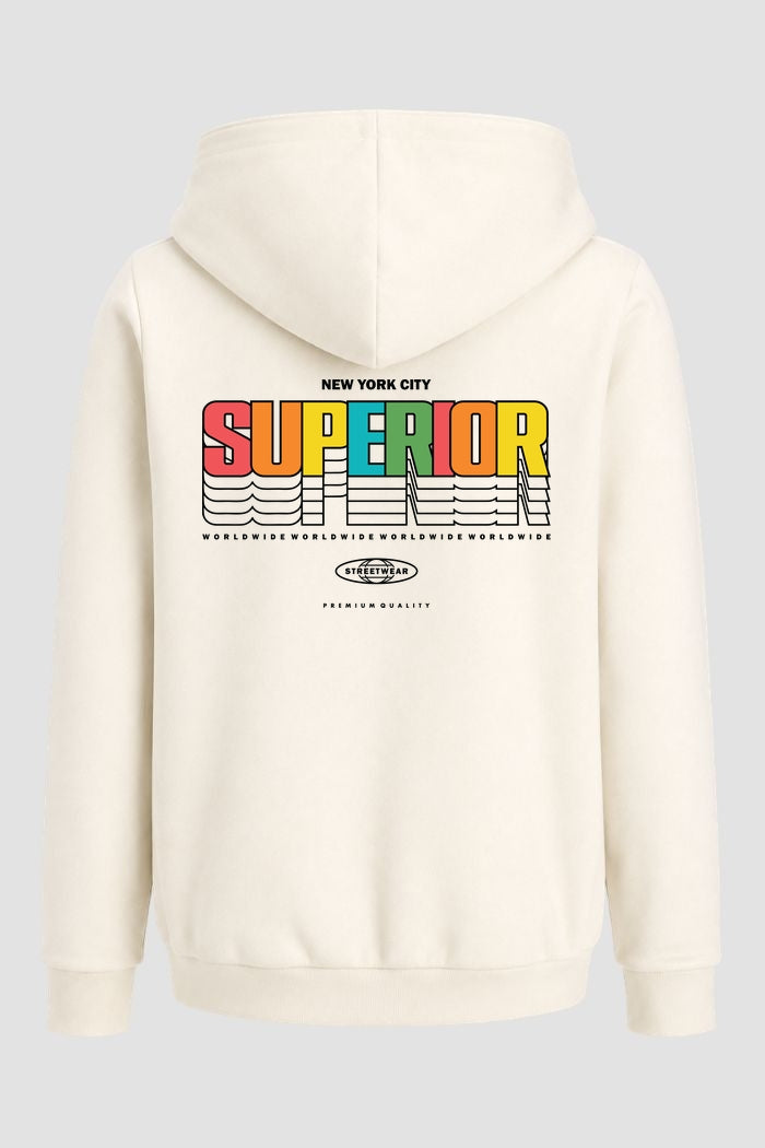 Moletom Canguru Streetwear Unissex Com Capuz | Superior New York Est.365-366