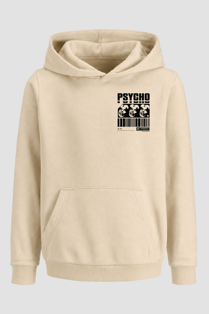 Moletom Canguru Streetwear Unissex Com Capuz | Psycho Est.369-368