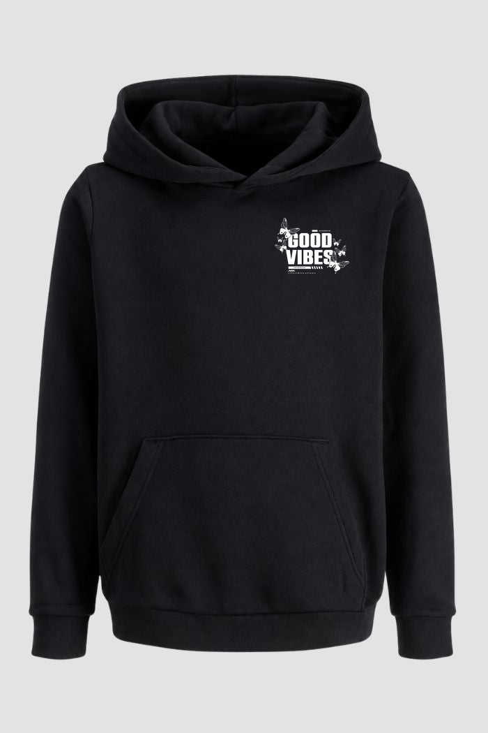 Moletom Canguru Streetwear Unissex Com Capuz | Good Vibes Est.371-372