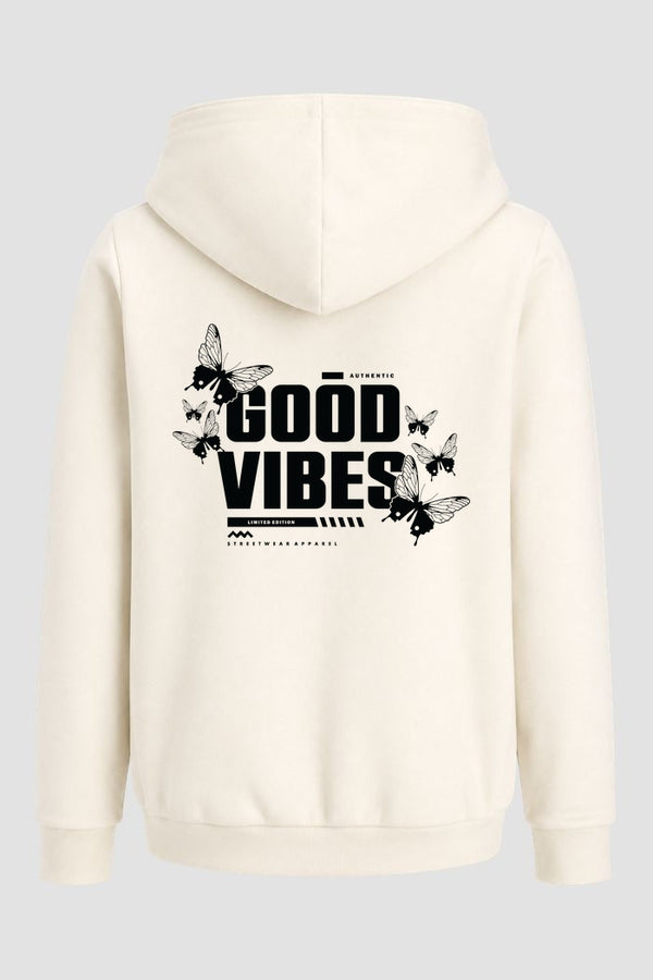 Moletom Canguru Streetwear Unissex Com Capuz | Good Vibes Est.371-372