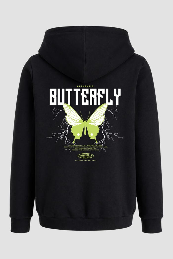 Moletom Canguru Streetwear Unissex Com Capuz | Butterfly Green Est. 373-374