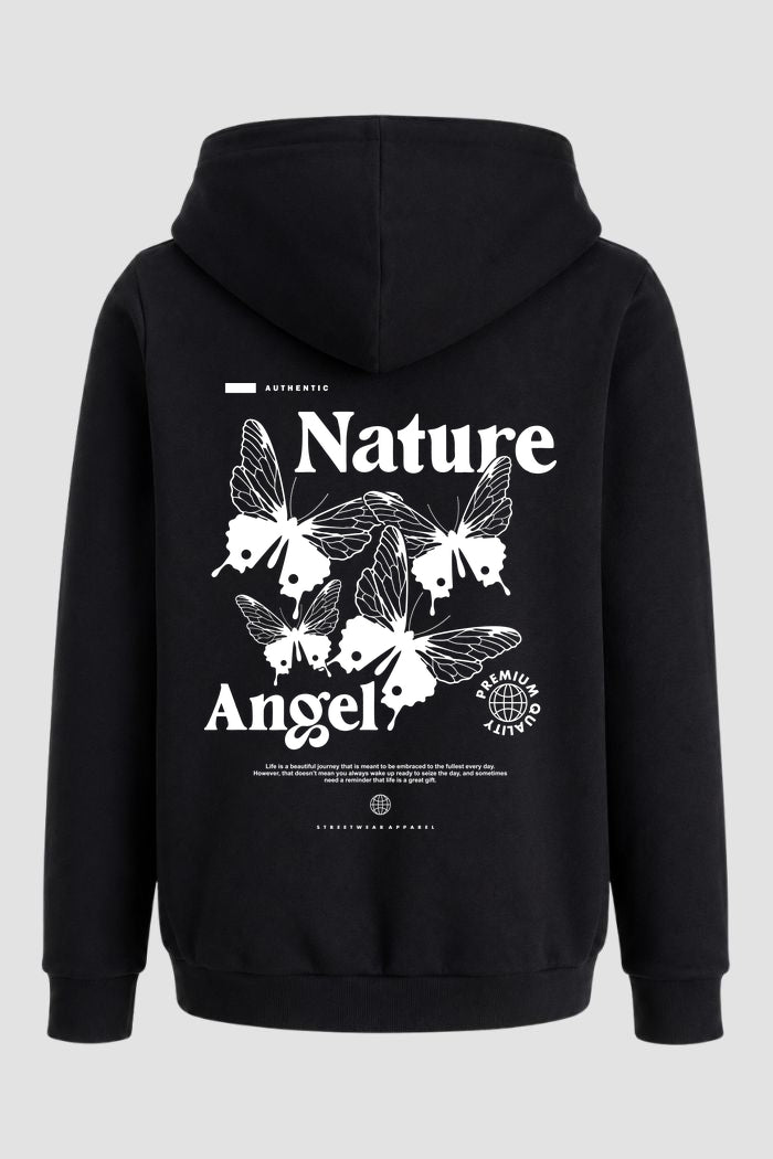 Moletom Canguru Streetwear Unissex Com Capuz | Nature Angel Est.375-376