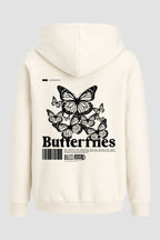Moletom Canguru Streetwear Unissex Com Capuz | Butterflies Est.377-378