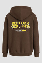 Moletom Canguru Streetwear Unissex Com Capuz | Believe In Yourself Est.384-383