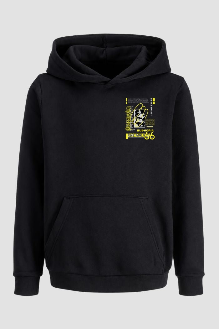 Moletom Canguru Streetwear Unissex Com Capuz | Euphoria 66 Est.385-386