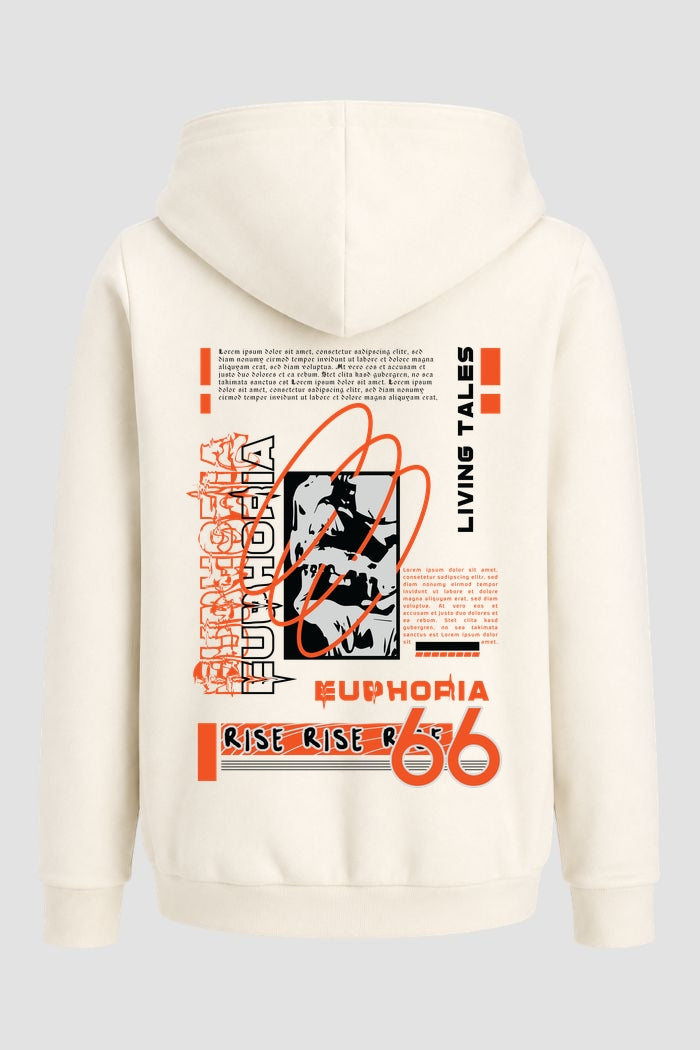 Moletom Canguru Streetwear Unissex Com Capuz | Euphoria 66 Est.385-386