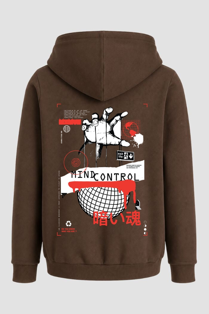 Moletom Canguru Streetwear Unissex Com Capuz | Mind Control Est. 389-390