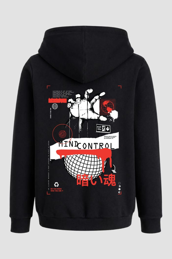 Moletom Canguru Streetwear Unissex Com Capuz | Mind Control Est. 389-390