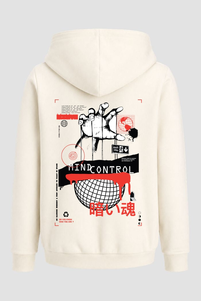 Moletom Canguru Streetwear Unissex Com Capuz | Mind Control Est. 389-390
