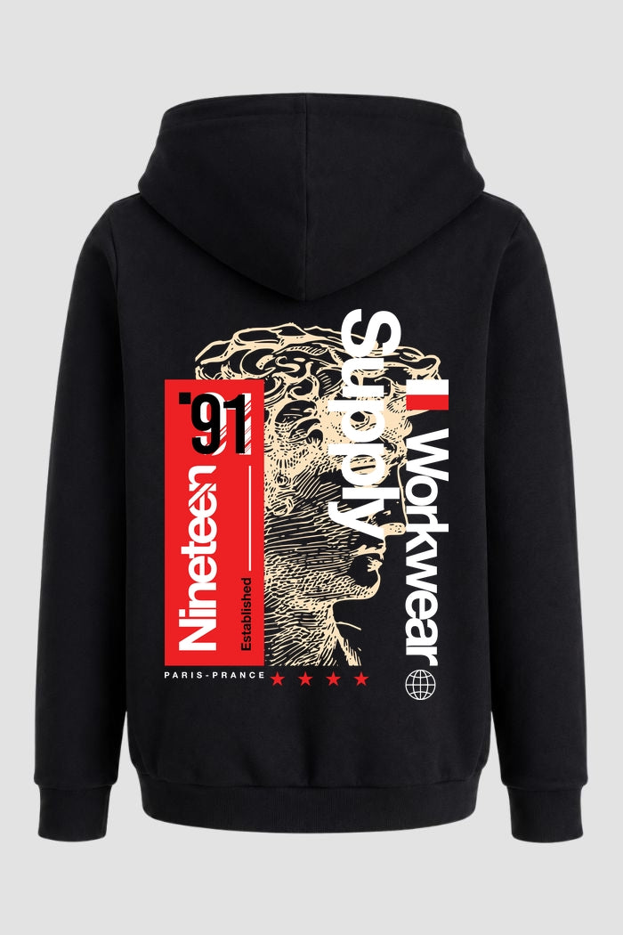 Moletom Canguru Streetwear Unissex Com Capuz | Workwear Supply Est.391-392