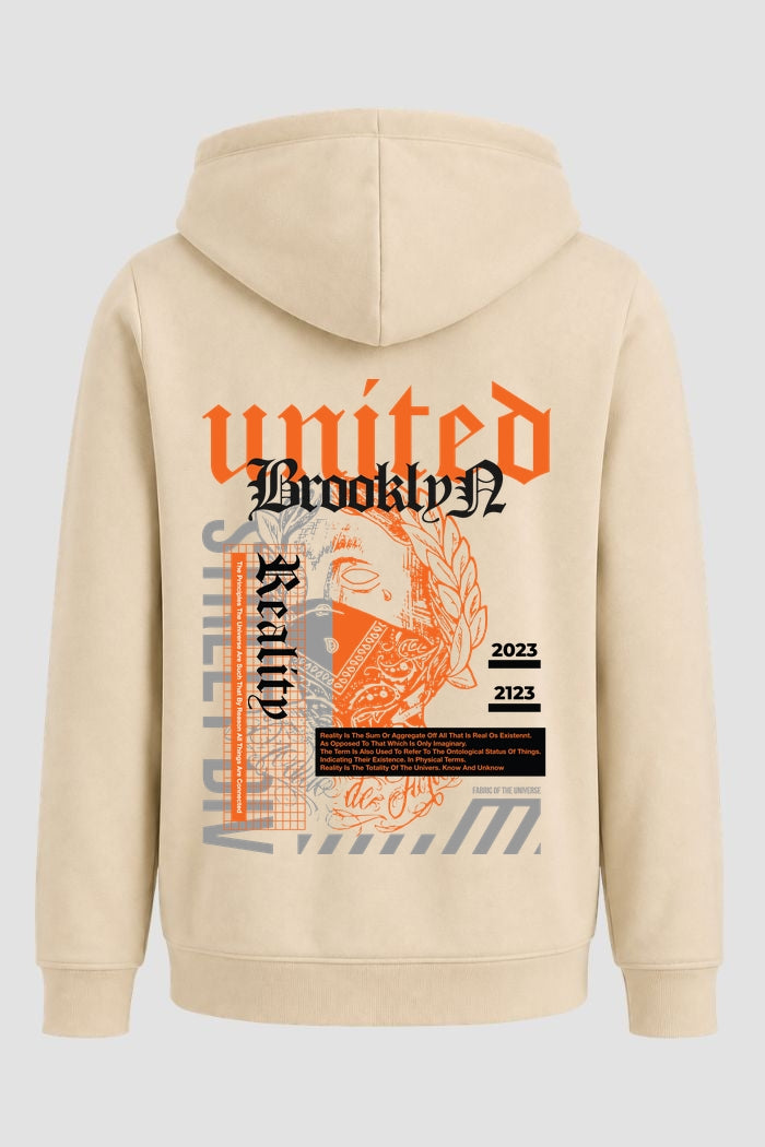 Moletom Canguru Streetwear Unissex Com Capuz | United Brooklyn Est.397-398