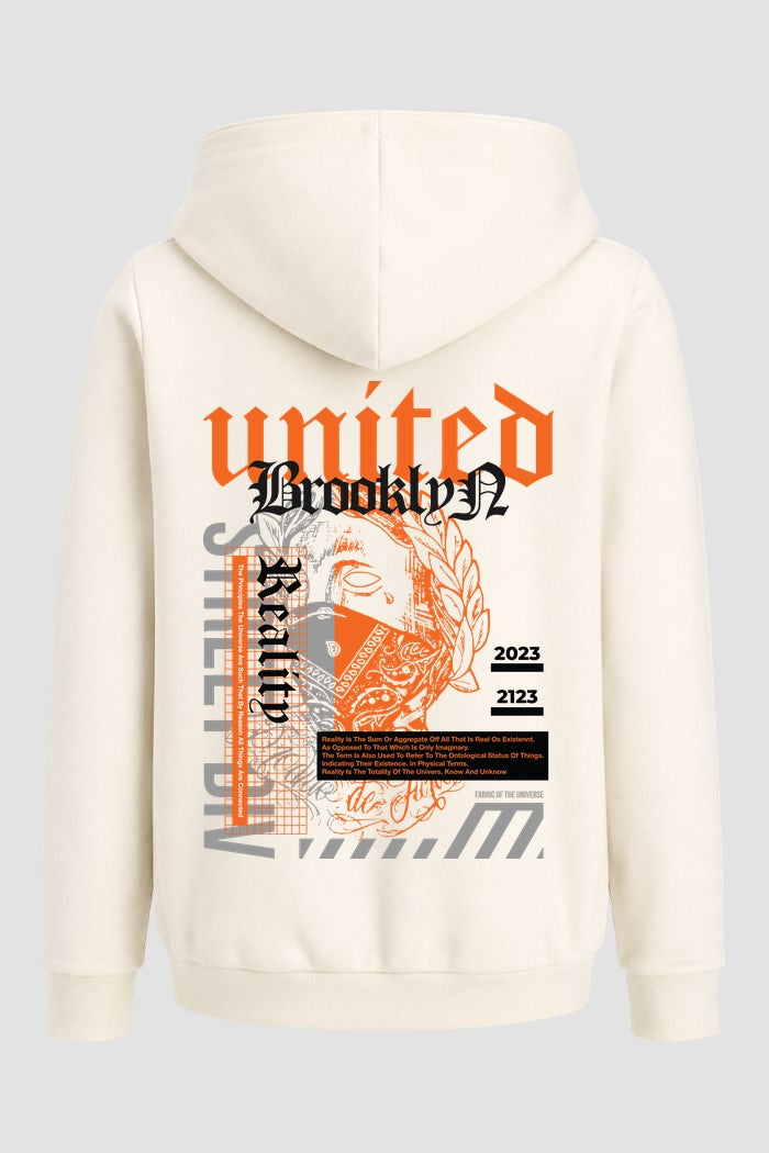 Moletom Canguru Streetwear Unissex Com Capuz | United Brooklyn Est.397-398