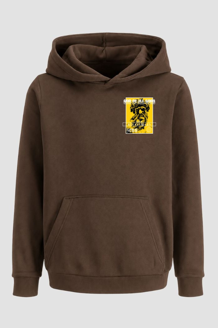 Moletom Canguru Streetwear Unissex Com Capuz | God of all Gods Est.399-400