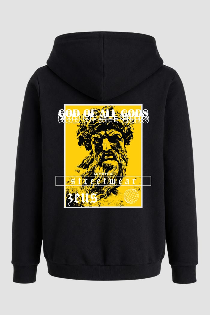 Moletom Canguru Streetwear Unissex Com Capuz | God of all Gods Est.399-400