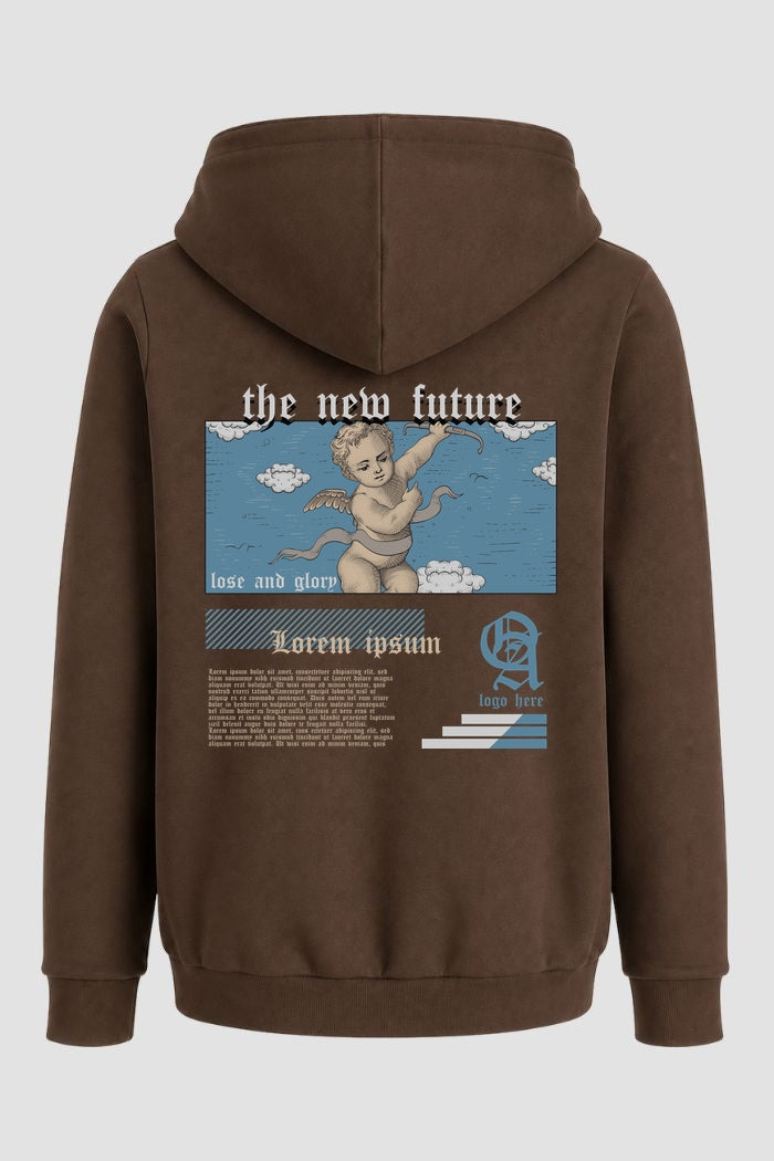 Moletom Canguru Streetwear Unissex Com Capuz | The New Future Est.401-402