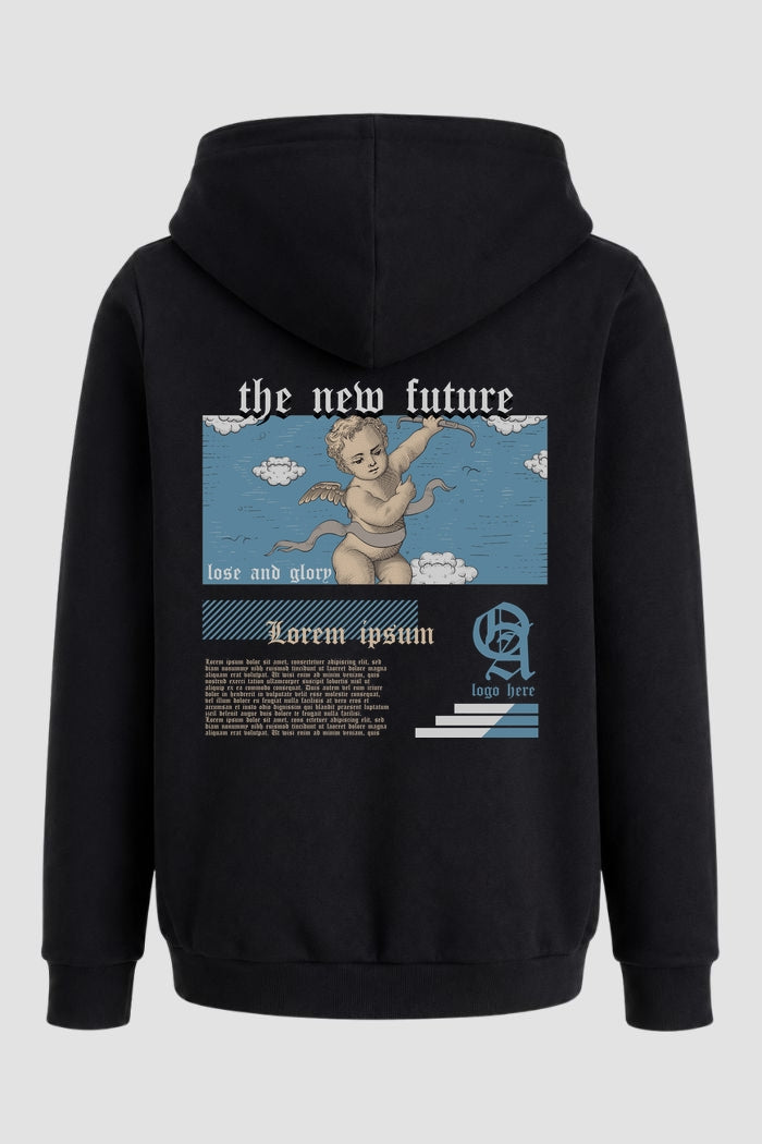Moletom Canguru Streetwear Unissex Com Capuz | The New Future Est.401-402