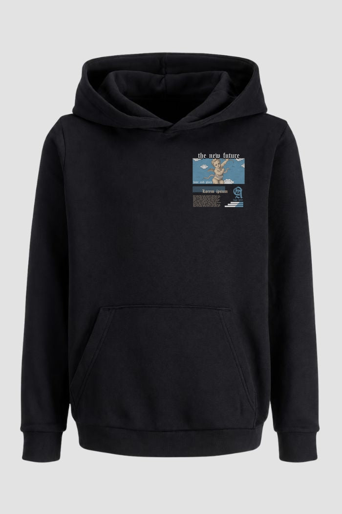 Moletom Canguru Streetwear Unissex Com Capuz | The New Future Est.401-402