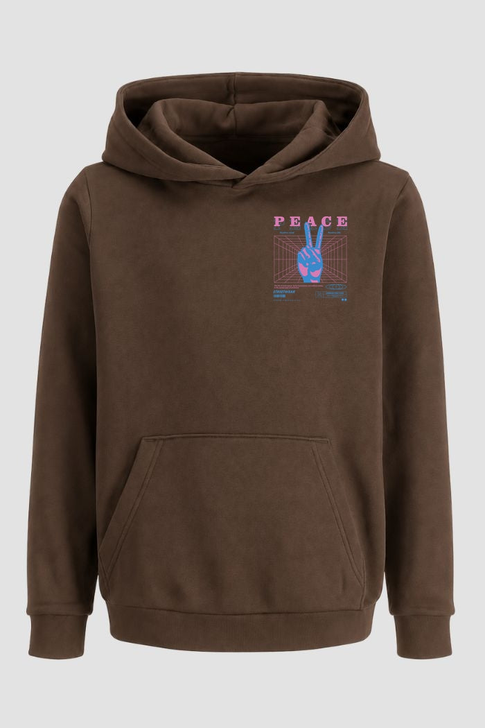 Moletom Canguru Streetwear Unissex Com Capuz | Peace Peace Est.403-404