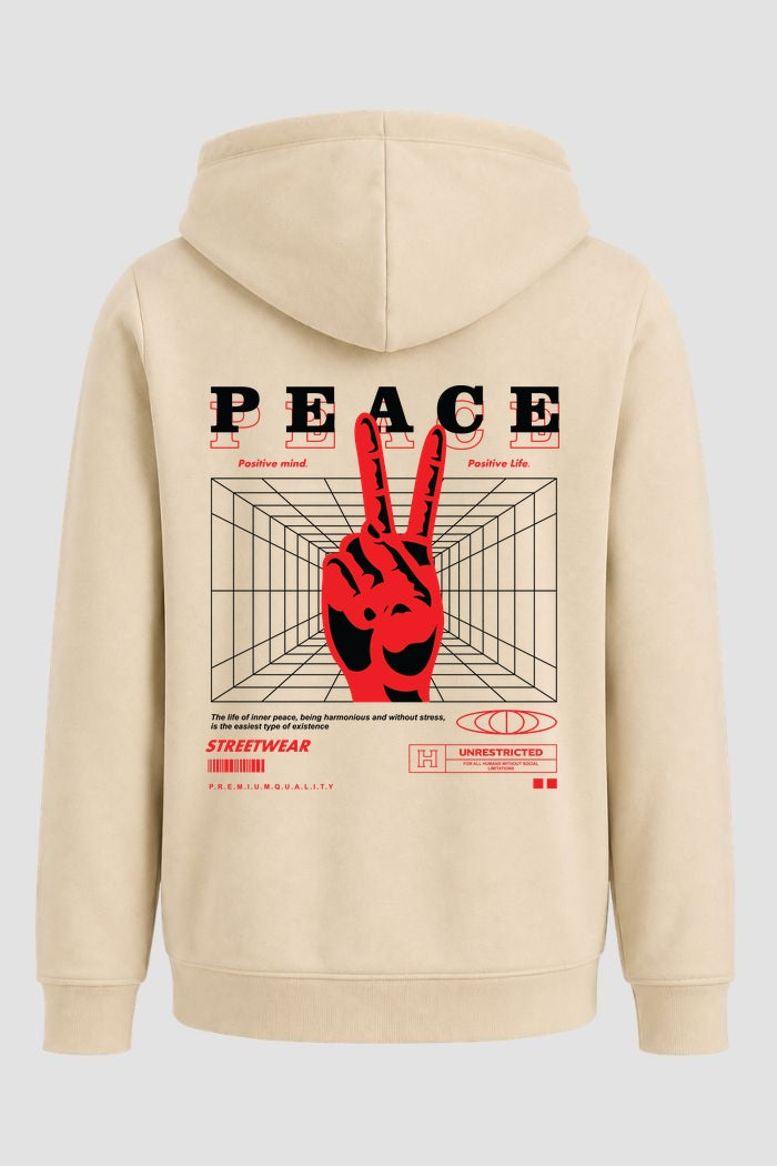 Moletom Canguru Streetwear Unissex Com Capuz | Peace Peace Est.403-404
