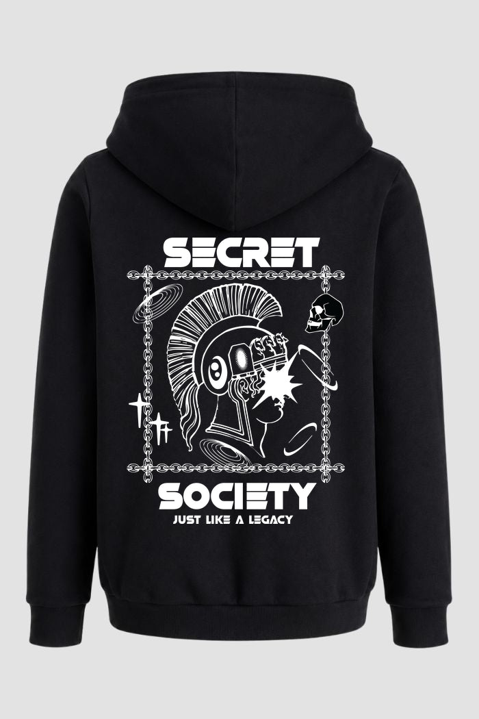 Moletom Canguru Streetwear Unissex Com Capuz | Secret Society Est.405-406