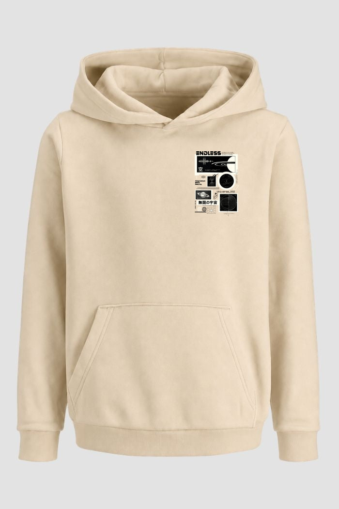 Moletom Canguru Streetwear Unissex Com Capuz | Endless Saturn Est.407-408