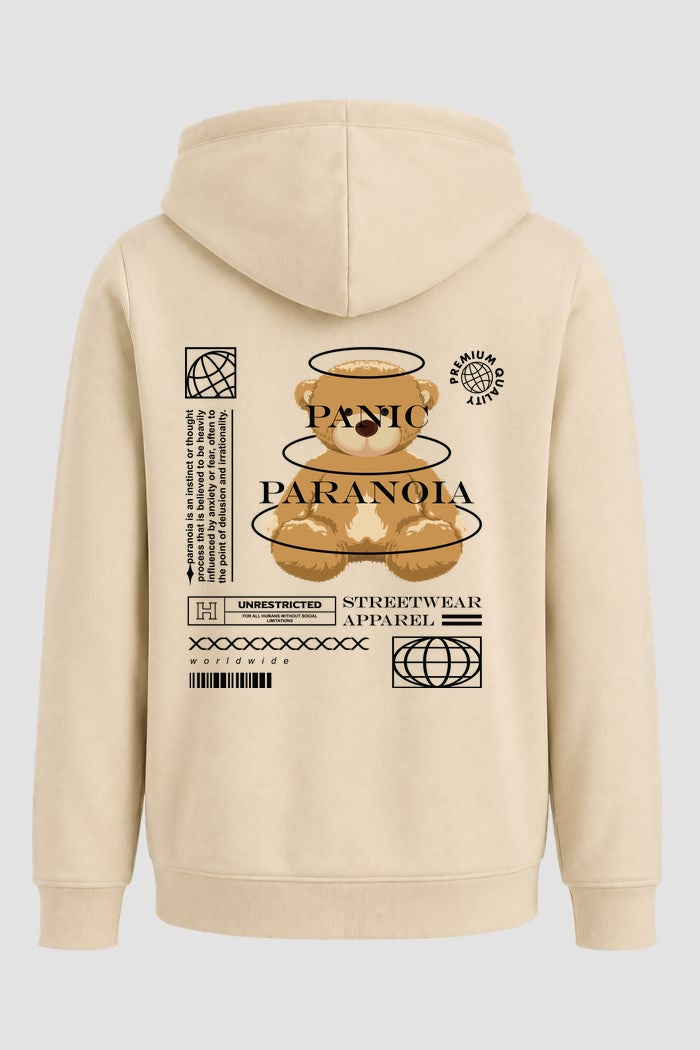 Moletom Canguru Streetwear Unissex Com Capuz | Panic Paranoia Est.411-412