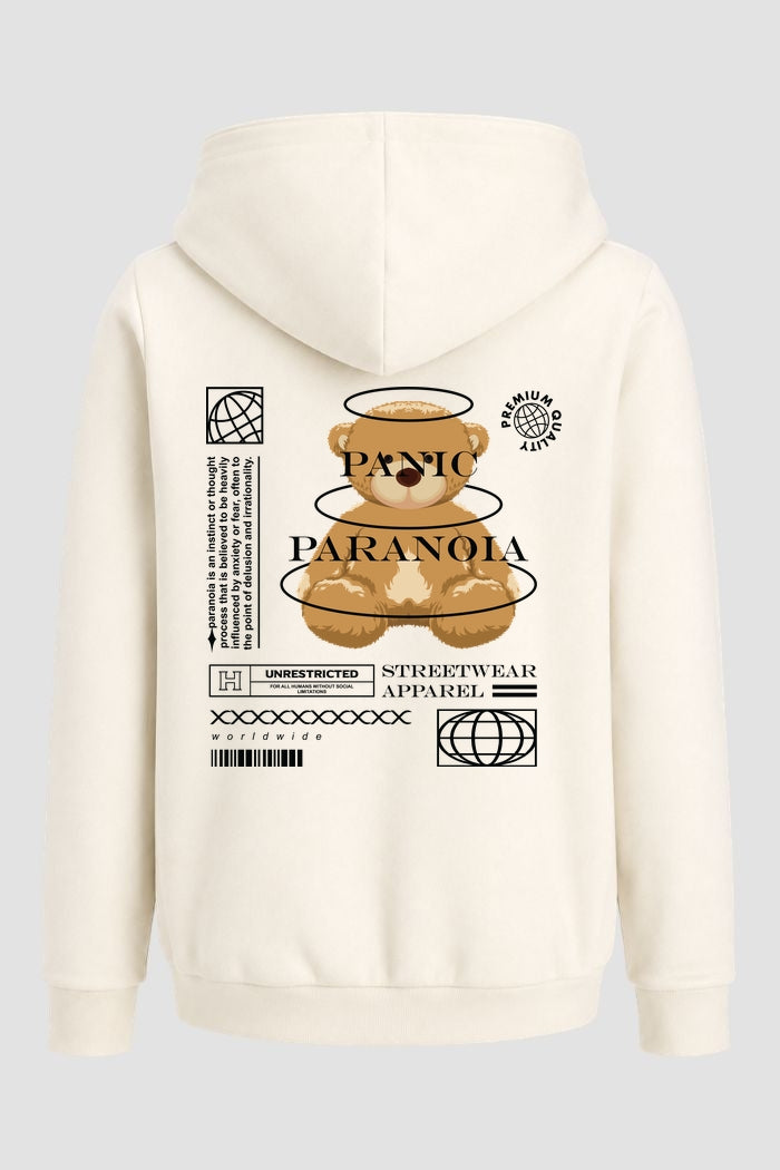 Moletom Canguru Streetwear Unissex Com Capuz | Panic Paranoia Est.411-412
