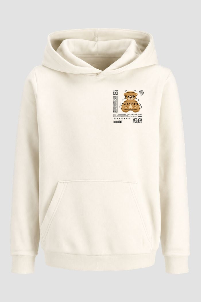 Moletom Canguru Streetwear Unissex Com Capuz | Panic Paranoia Est.411-412