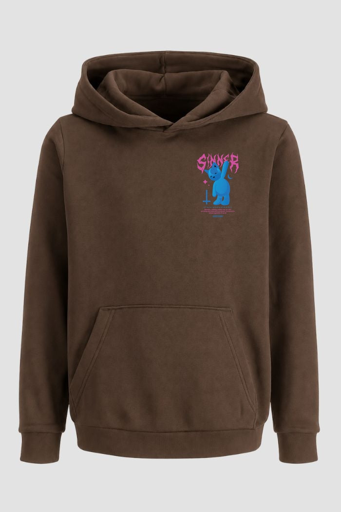 Moletom Canguru Streetwear Unissex Com Capuz | Sinner Est.415-416