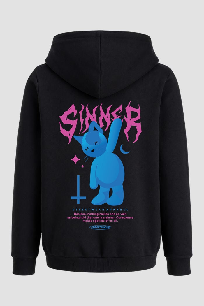 Moletom Canguru Streetwear Unissex Com Capuz | Sinner Est.415-416