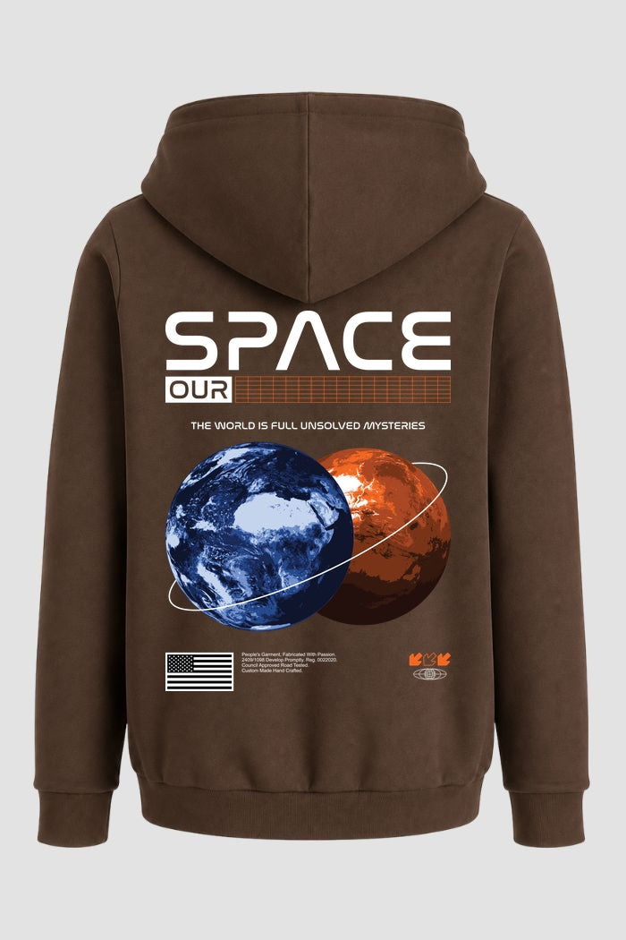 Moletom Canguru Streetwear Unissex Com Capuz | Space Our Est. 425-426