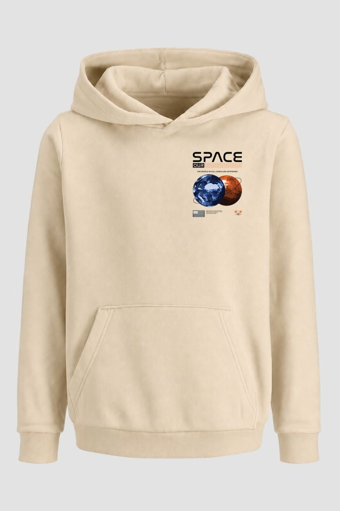 Moletom Canguru Streetwear Unissex Com Capuz | Space Our Est. 425-426