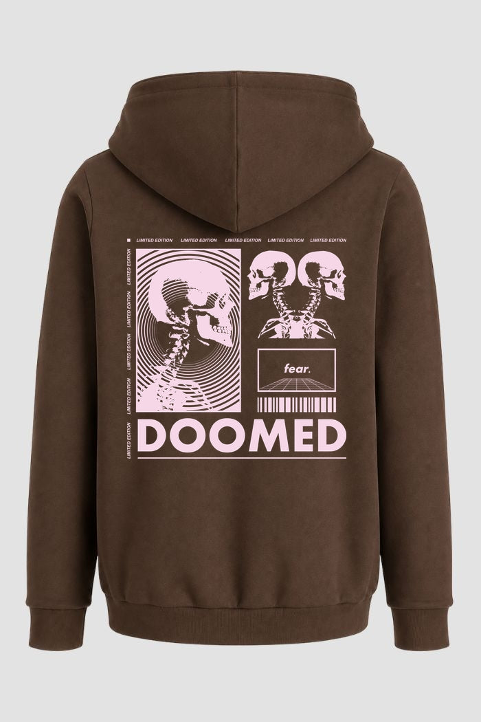 Moletom Canguru Streetwear Unissex Com Capuz | Doomed Skull Est-430-429