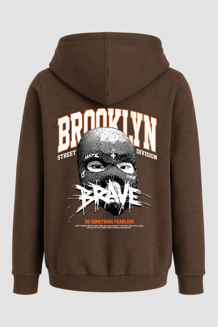 Moletom Canguru Streetwear Unissex Com Capuz | Bad Brookling Division Est.335-336