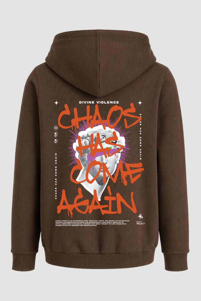 Moletom Canguru Streetwear Unissex Com Capuz | Chaos Has Come Again Est.439-440