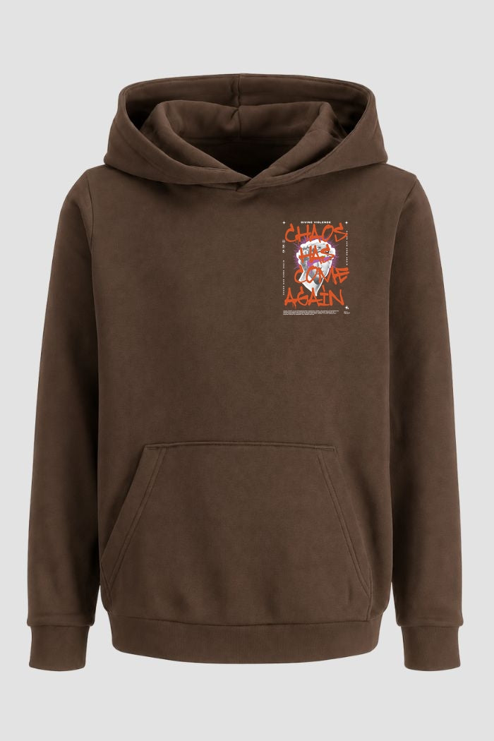 Moletom Canguru Streetwear Unissex Com Capuz | Chaos Has Come Again Est.439-440