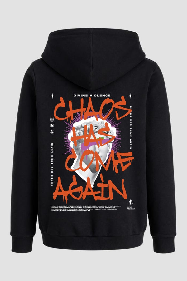 Moletom Canguru Streetwear Unissex Com Capuz | Chaos Has Come Again Est.439-440