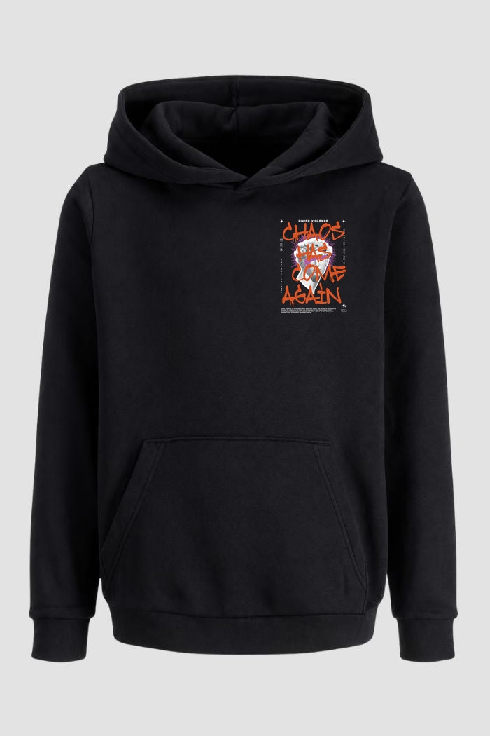 Moletom Canguru Streetwear Unissex Com Capuz | Chaos Has Come Again Est.439-440