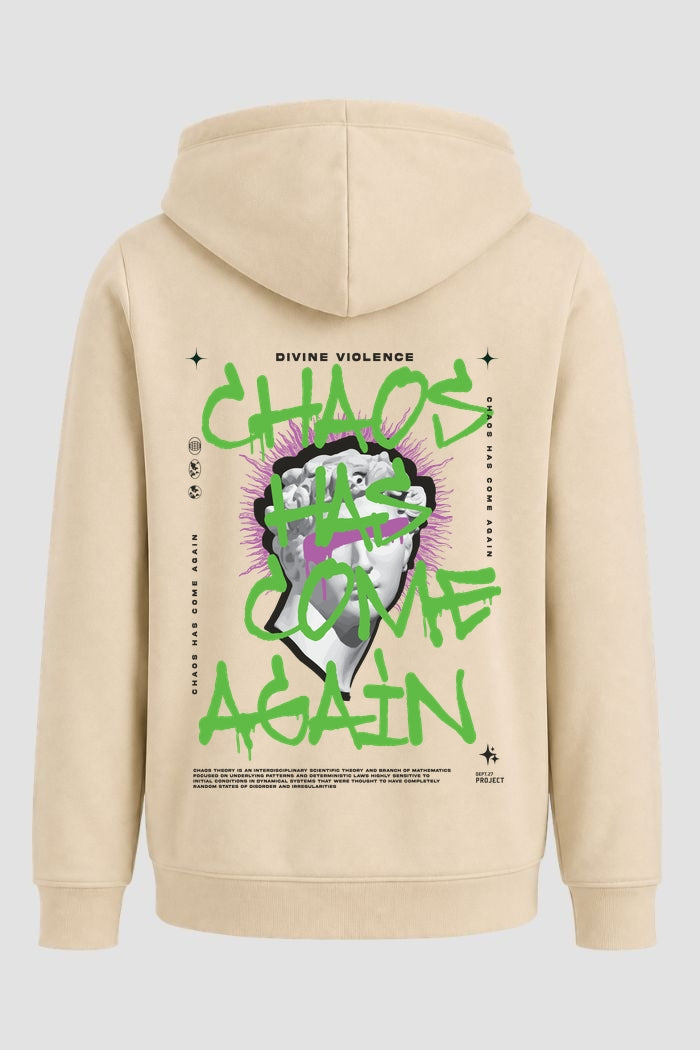 Moletom Canguru Streetwear Unissex Com Capuz | Chaos Has Come Again Est.439-440