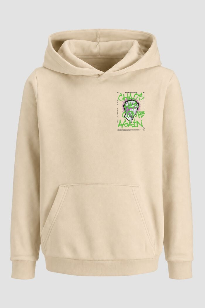 Moletom Canguru Streetwear Unissex Com Capuz | Chaos Has Come Again Est.439-440