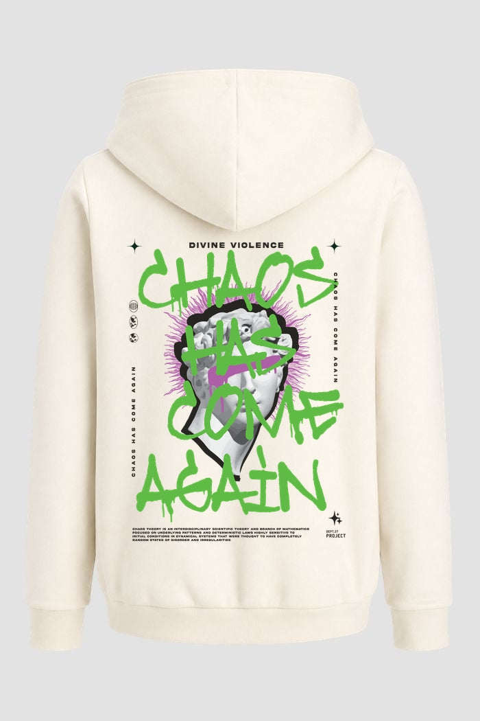 Moletom Canguru Streetwear Unissex Com Capuz | Chaos Has Come Again Est.439-440