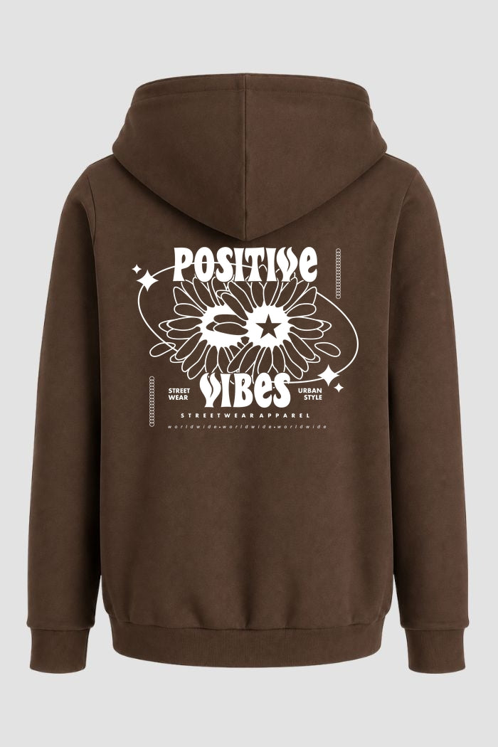 Moletom Canguru Streetwear Unissex Com Capuz | Positive Vibes Est.441-442