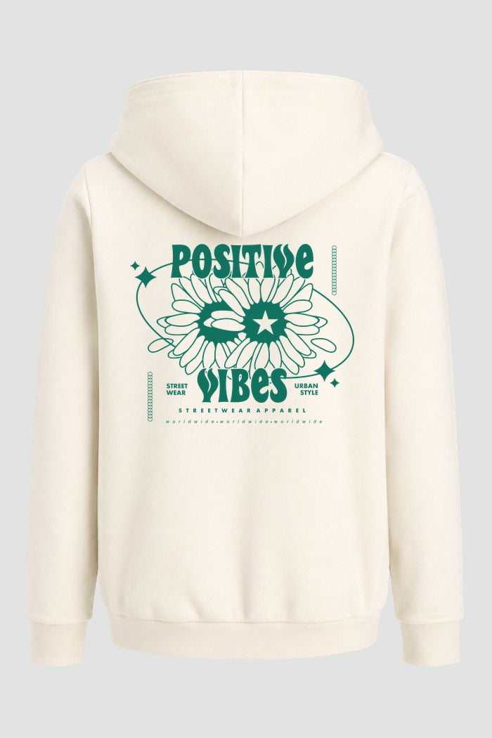 Moletom Canguru Streetwear Unissex Com Capuz | Positive Vibes Est.441-442