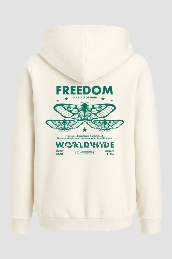 Moletom Canguru Streetwear Unissex Com Capuz | Freedom Worldwide Est.443-444