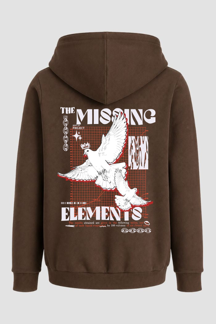Moletom Canguru Streetwear Unissex Com Capuz | The Missing Elements Est.445-446