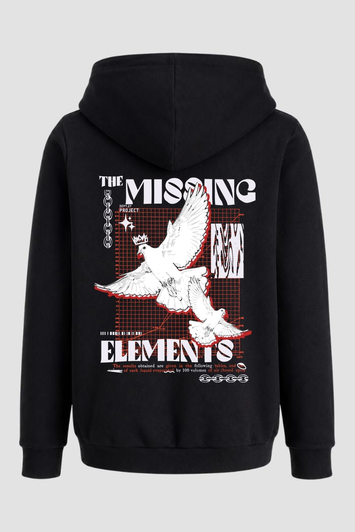 Moletom Canguru Streetwear Unissex Com Capuz | The Missing Elements Est.445-446
