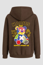 Moletom Canguru Streetwear Unissex Com Capuz | Bad Habits Est.453-454