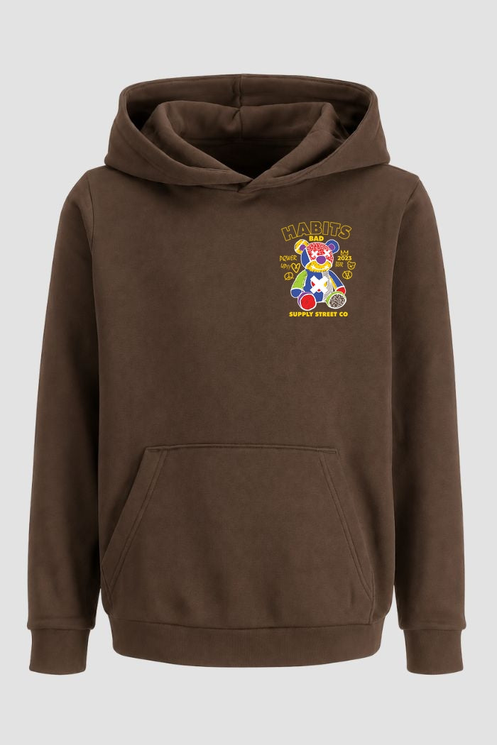 Moletom Canguru Streetwear Unissex Com Capuz | Bad Habits Est.453-454